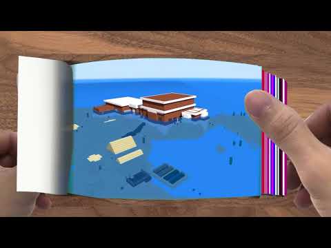 FLIPBOOK  Monster School  RAFT SURVIVAL CHALLENGE   Minecraft Animation001