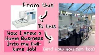 Machine embroidery home business for beginners how to turn your hobby 