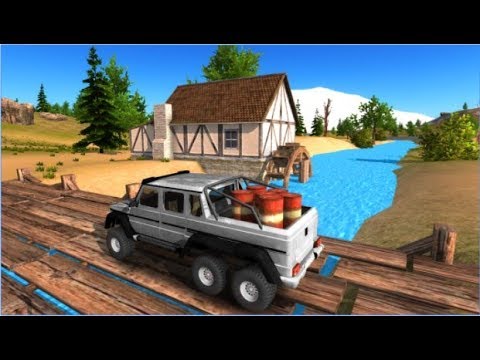 6x6 Offroad Truck Driving Simulator / Big 6x6 Offroad Trucks Games / Android Gameplay Video