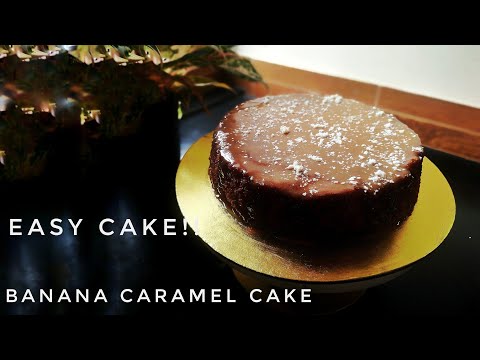 Caramel Banana Cake!