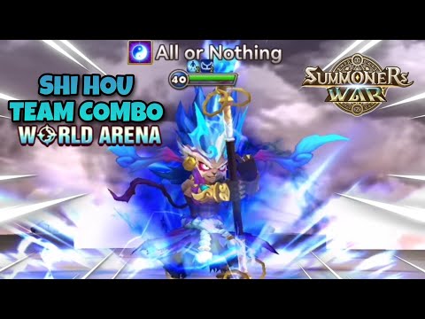 Shi Hou Team Combo in World Arena Ep. 3 - Summoners War