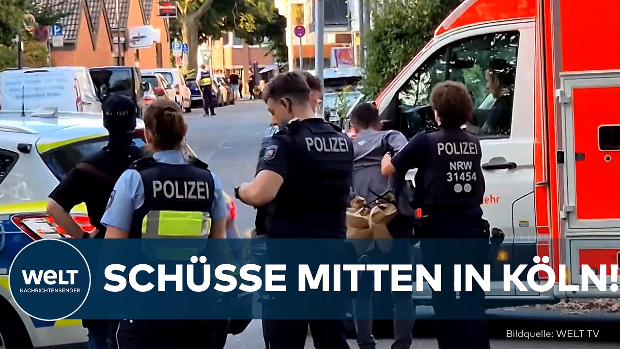 SCHÜSSE IN KÖLN: Mann vor Restaurant angeschossen! Polizei fasst mutmaßlichen Täter nach Flucht!