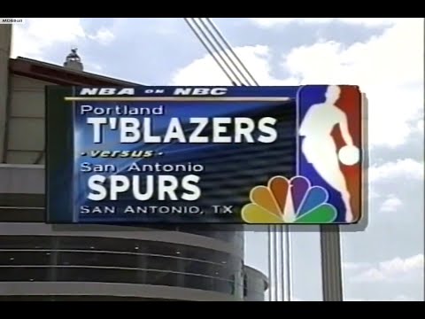 NBA On NBC - Blazers @ Spurs 1999 WCF Game 2