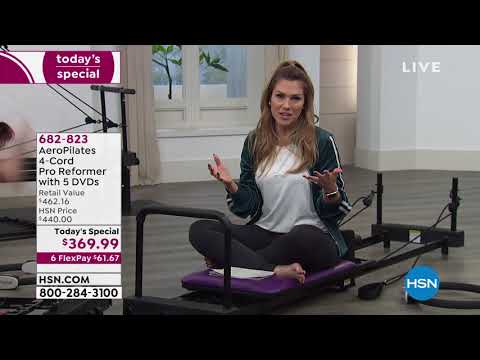 AeroPilates 4Cord Pro Reformer mit 5 DVDs