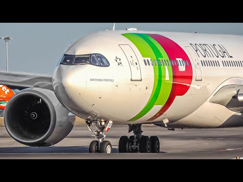 1 HR Observação de Aviões, Identificação de Aeronaves | Avião no Aeroporto de Lisboa [LIS/LPPT]