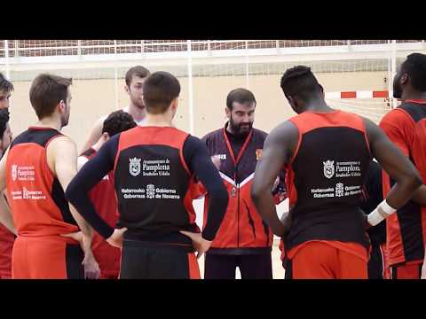 Entrenamiento del Basket Navarra. Navarra.com