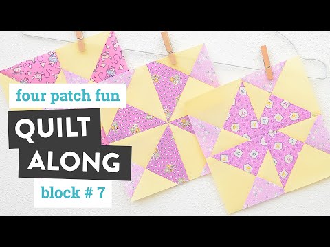 Four Patch Sampler Quilt - Block #7