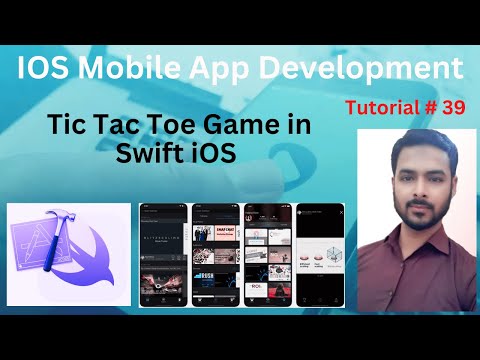 Tutorial 39 Tic Tac Toe Game in Swift iOS | How To Make A Tic Tac Toe Game In XCode