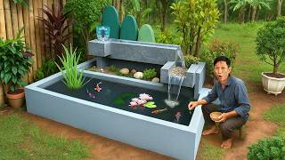Self build a KOI aquarium - Thought it failed unexpectedly successful