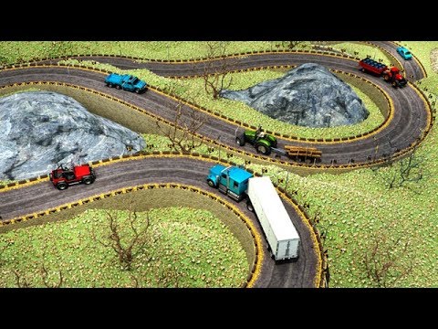 Offroad Long Trailer Truck Sim - Jeep Prado Games Android Gameplay