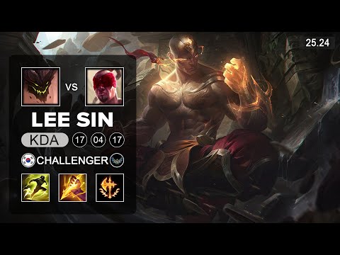 Lee Sin vs Malphite Jungle - KR Challenger - Patch 25.24 Season 15