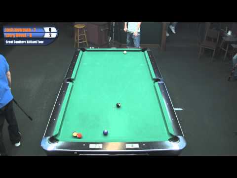 Josh Newman vs Larry Nevel at 2011 Carolina Open on the Great Southern Billiard Tour