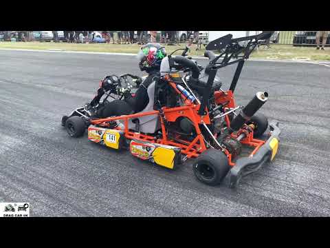 Drag Kart Racing 900 CBR vs 900 drag go kart 🚦 drag race 1/4 mile - 4K