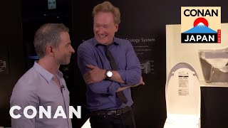 Conan & Jordan Visit The Toto Toilet Showroom