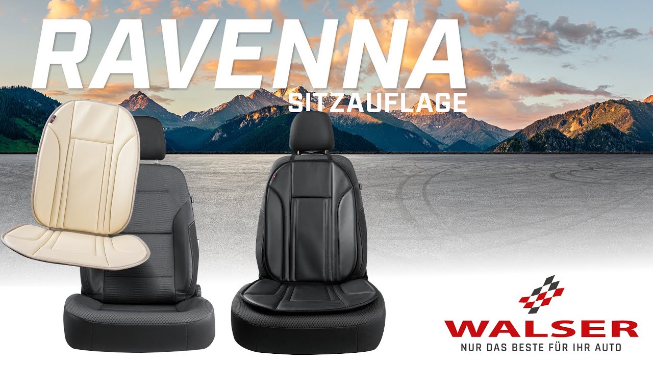 Preview: Car Seat cover in imitation leather Ravenna black