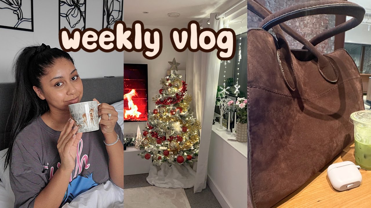 Weekly Autumn Cosy Vlog - current read, Christmas decorations & visiting Mum's