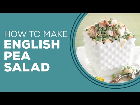 Blast from the Past: English Pea Salad Recipe | Pea Side Dish Recipes
