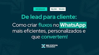 [Webinar] Como criar fluxos mais eficientes no WhatsApp