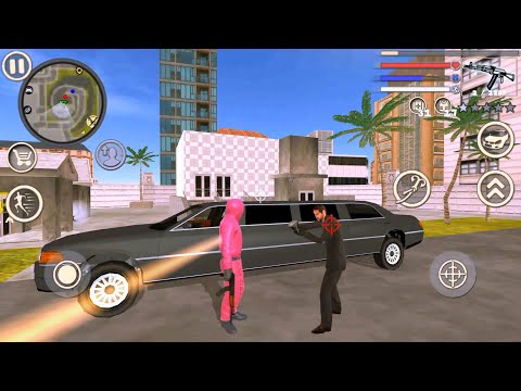 Squid Worker Rope Hero  (Gangster Luxury cars Drive ) – Games Kon – HD Android Gameplay