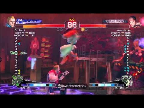 ICxI Ferdi [Abel] vs swedish ryu [Ryu] SSF4 Arcade Edition