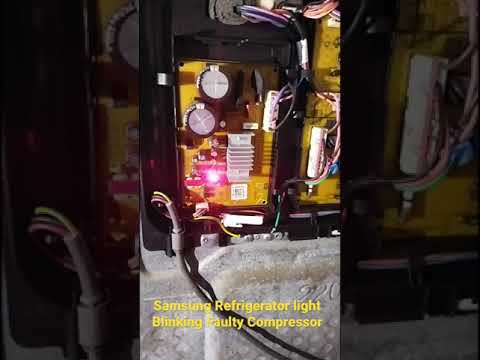 Samsung inverter Refrigerator PCB Light Blinking Reason Compressor not work More information