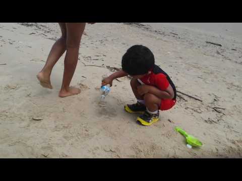 Medhansh at beach (6/14/16)(1)