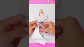 Download lagu Awesome Dress for Paper Doll 💃🎨 Tissue Paper Crafts mp3