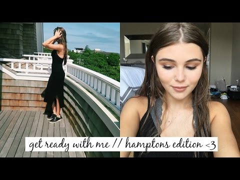 ♡ GET READY WITH ME: HAIR, MAKEUP, OUTFIT // HAMPTONS 2016 ♡