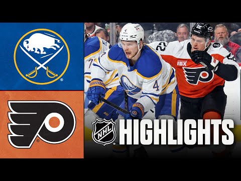 Sabres vs. Flyers | NHL Highlights | December 03, 2025