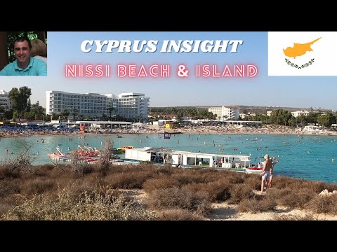 Nissi Beach Ayia Napa Cyprus, Walk to Nissi Island with the New Gopro.