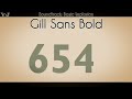 Numbers 1000 To 0 Font Names Video By YenjiJem