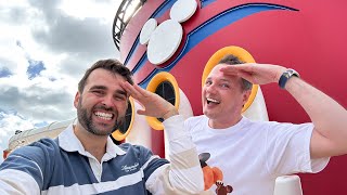 Disney Cruise Line Vlog | Day 1 | Disney Fantasy Embarkation | September 2025 | Adam Hattan & Gary C