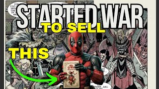 Deadpool started a war just to sell a book. | SENSIE VERSE |