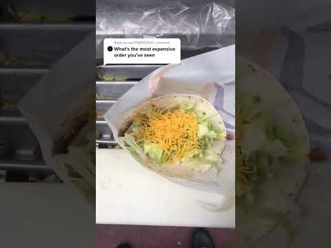 Pedido TACO BELL mais caro