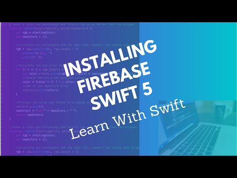 2021 Swift: for beginners part 9, build your first app(Installing Firebase)