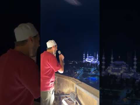 Ayasofya-i Kebir cami minaresinden yatsı ezanı