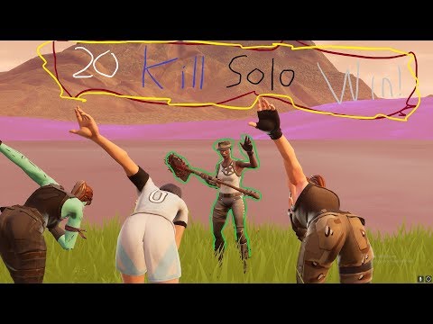MY MOST AGGRESSIVE SOLO GAME! 20 Kills Solo Win (Fortnite Battle Royale)