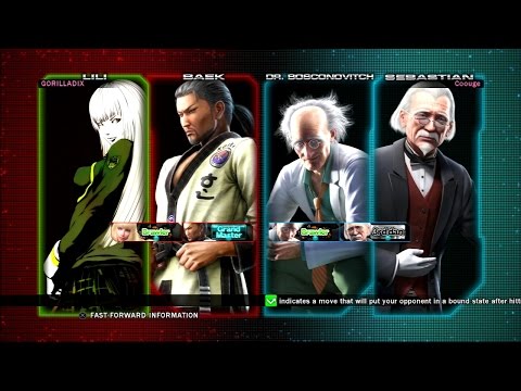 100 - Tekken Tag Tournament 2 - Coouge (Dr. Bosconovitch/Sebastian) vs GORILLADIX (Lili/Baek)