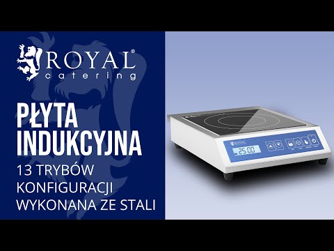 Video - Płyta indukcyjna - 3500 W - LCD
