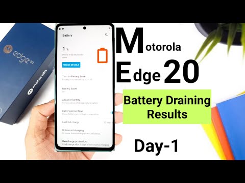 Motorola Edge 20 Battery draining Screen On Time Day-1 initial impressions 🔥🔥🔥