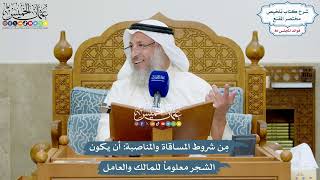 3951 - مِن شروط المساقاة والمناصبة أن يكون الشجر معلوماً للمالك والعامل - عثمان الخميس