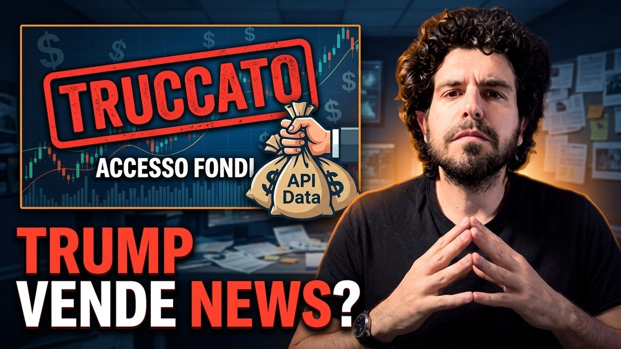 Il gioco è truccato: Trump vende le sue notizie ai fondi prima che a te