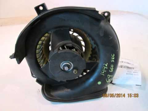 1989 Mercedes 560SEC Air blower motor 126TYPE - mbiparts.com Used OEM Mercedes Parts - Disman... OEM