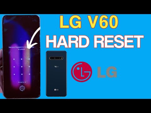 How to Hard Reset LG V60/ LG V60 forgot password screen lock, pin, pattern / hard reset