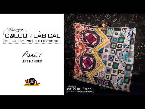 Colour Lab Scheepjes CAL - Part 1 - UK Terms - Left Handed