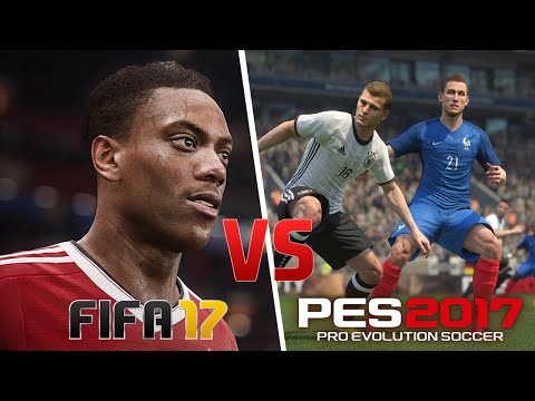 FIFA 17 vs PES 2017 - GRAPHICS!!!
