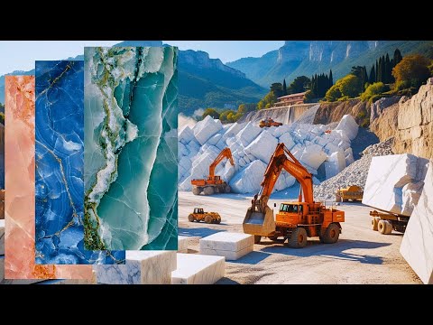 El Mármol Más Exclusivo del Mundo 💎 – Así Se Extrae Este Material de LUJO
