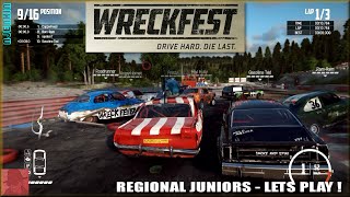 Wreckfest - Regional Juniors - LETS PLAY ! - PS4 - with Commentary !!