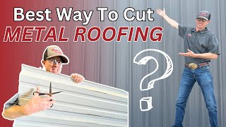 Best Way To Cut Metal Roofing, Siding and Sheeting!