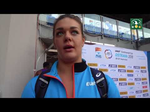 Sandra Perkovic talks about the new rules used by IAAF in the Discus Throw at the Continental Cup